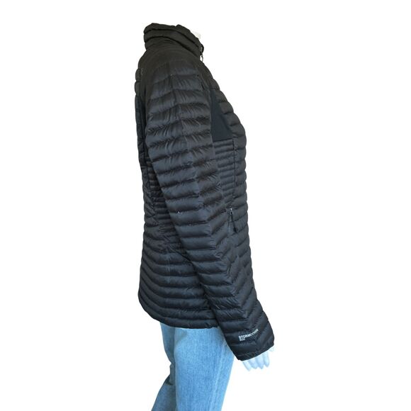 Eddie Bauer First Ascent Womens Down Jacket StormDown 800 Size S Black Pertex - Picture 8 of 16